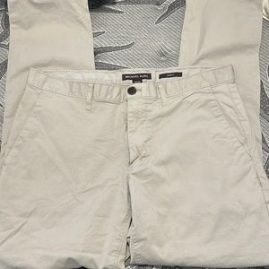 Michael Kors khaki pants 32x32 slim fit